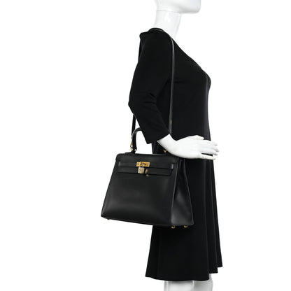 Hermes Box Kelly Sellier 32 Black 2 of 14