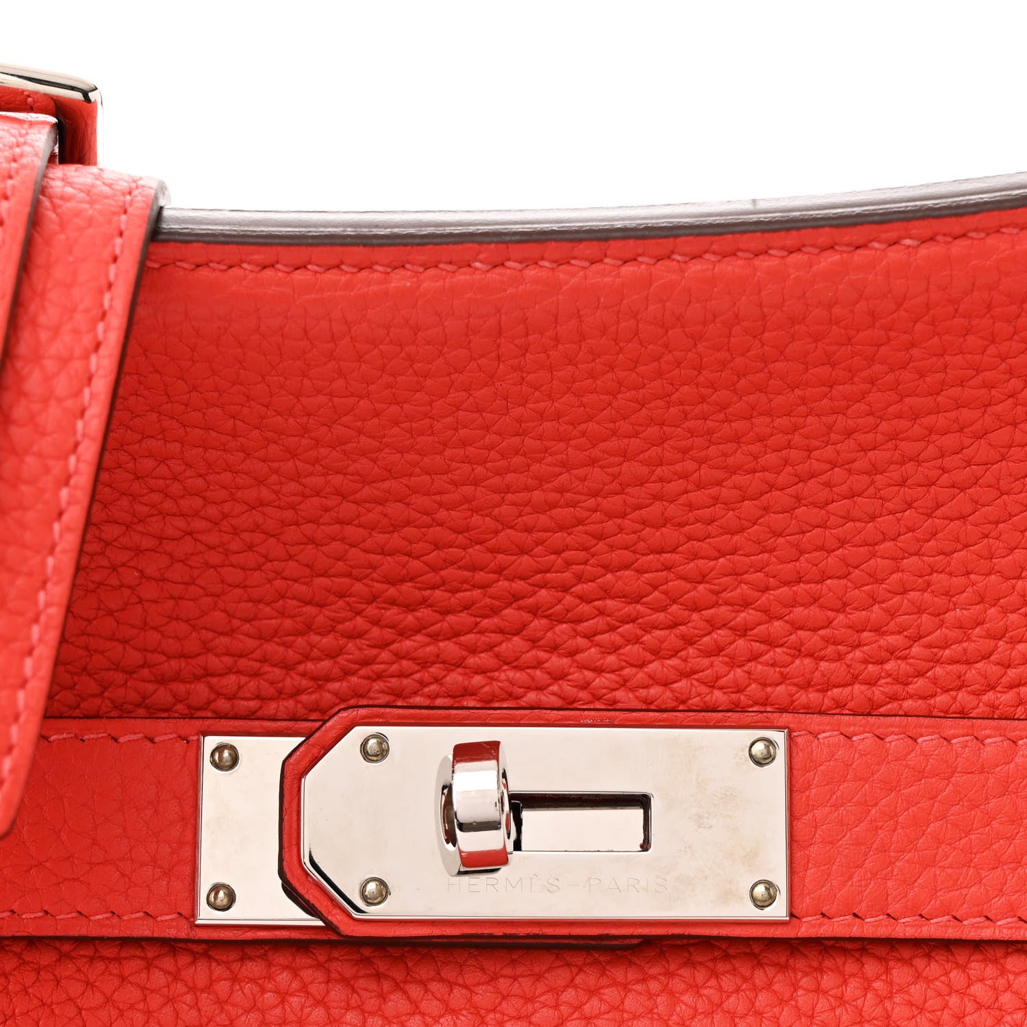 Hermes Taurillon Clemence Jypsiere 31 Rouge Pivoine 8 of 12