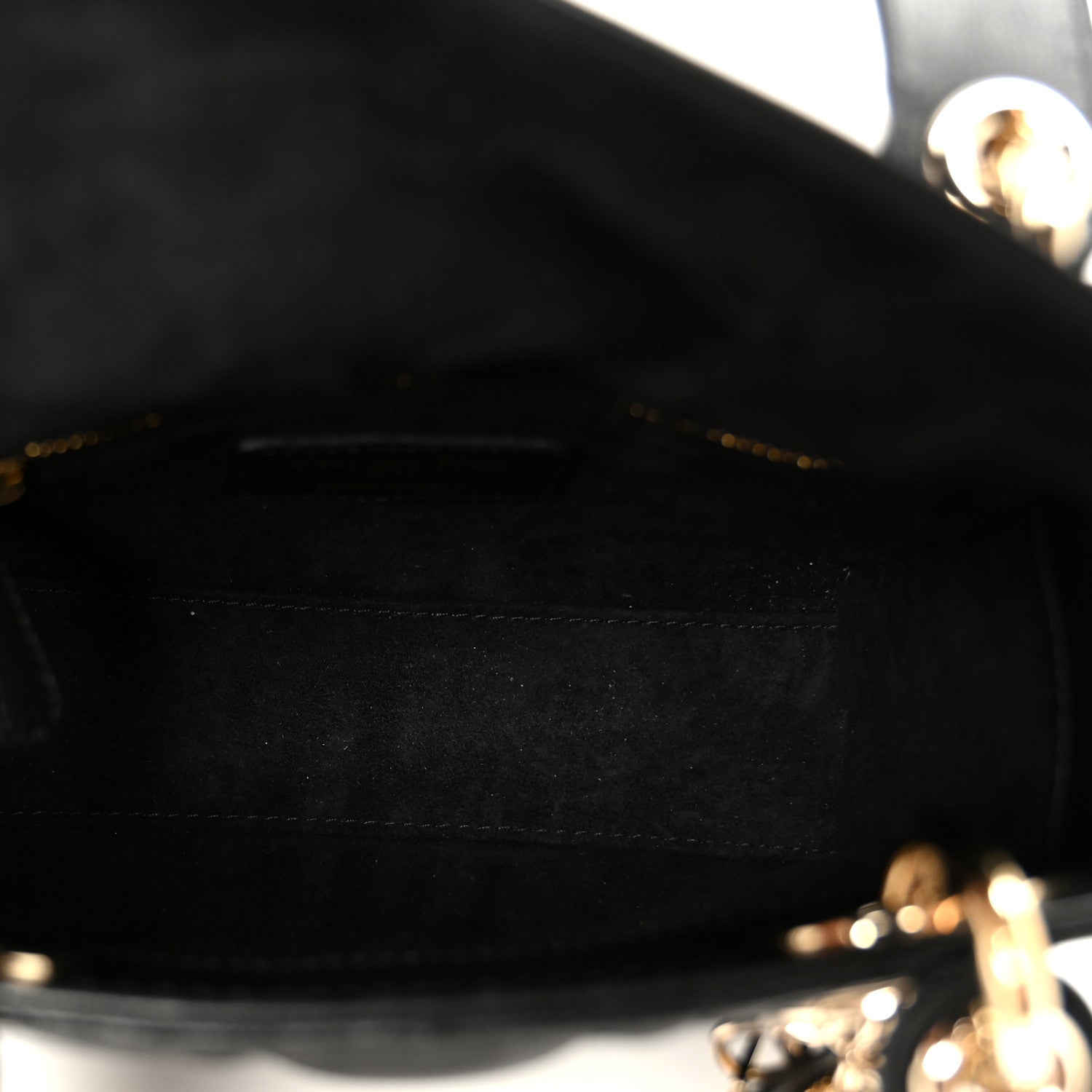 Christian Dior Lambskin Cannage Mini Lady Dior Black 5 of 11