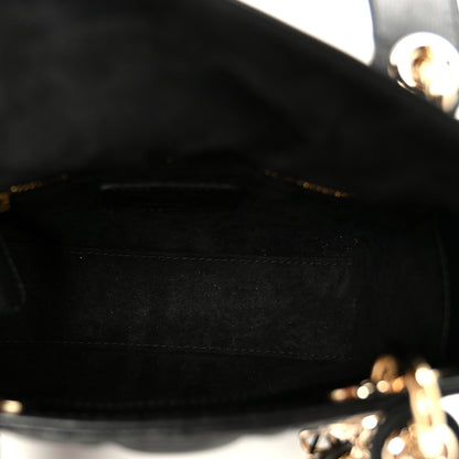 Christian Dior Lambskin Cannage Mini Lady Dior Black 5 of 11