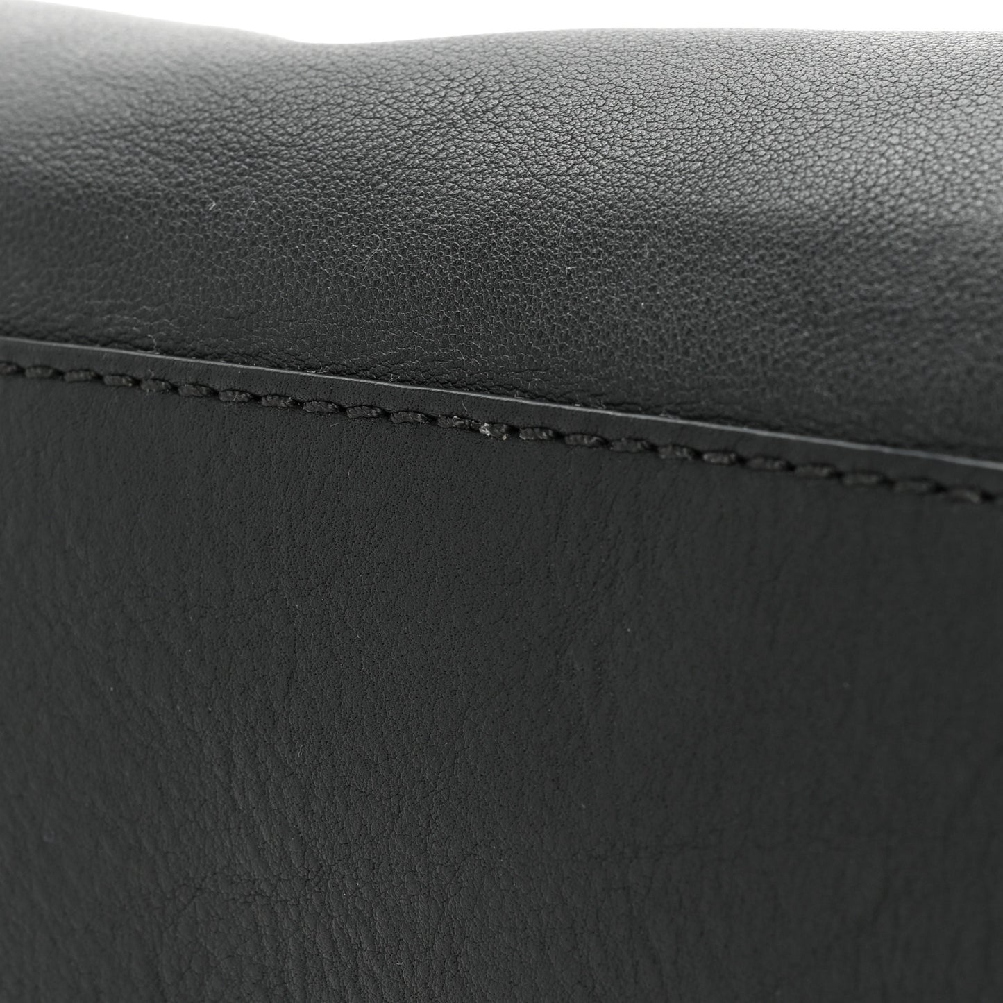 Vitello Dolce Marmol Patent Crocodile Trapuntata Large Peekaboo Iconic Satchel Black Fumo