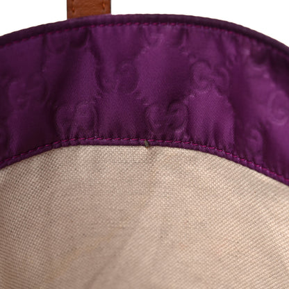 Gucci Nylon Guccissima Medium Tote Purple 18 of 35