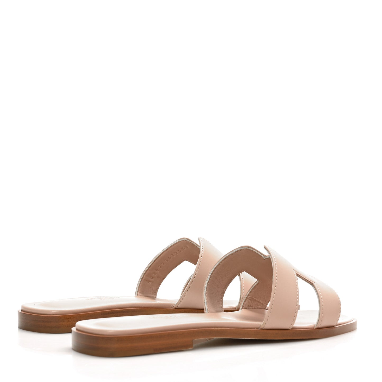 Box Calfskin Oran Sandals 38 Bois De Santal