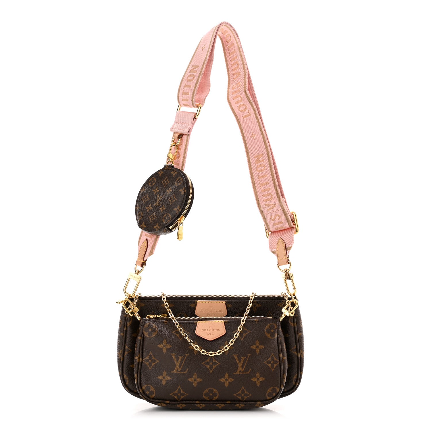 Louis Vuitton Monogram Multi Pochette Accessories Rose Clair 1 of 12