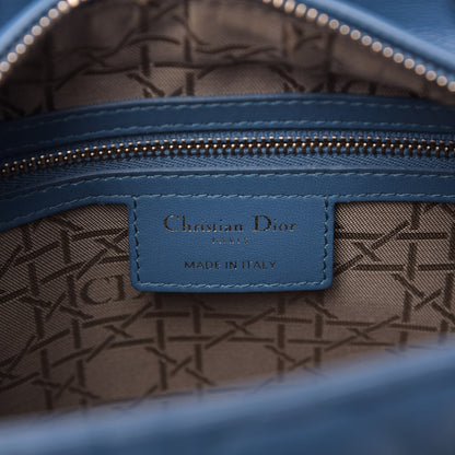 Christian Dior Lambskin Cannage Medium Lady Dior Blue Pastel 8 of 9
