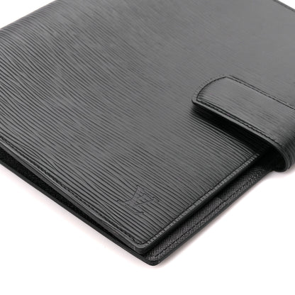 Louis Vuitton Epi Large Ring Agenda Cover Black 12 of 13