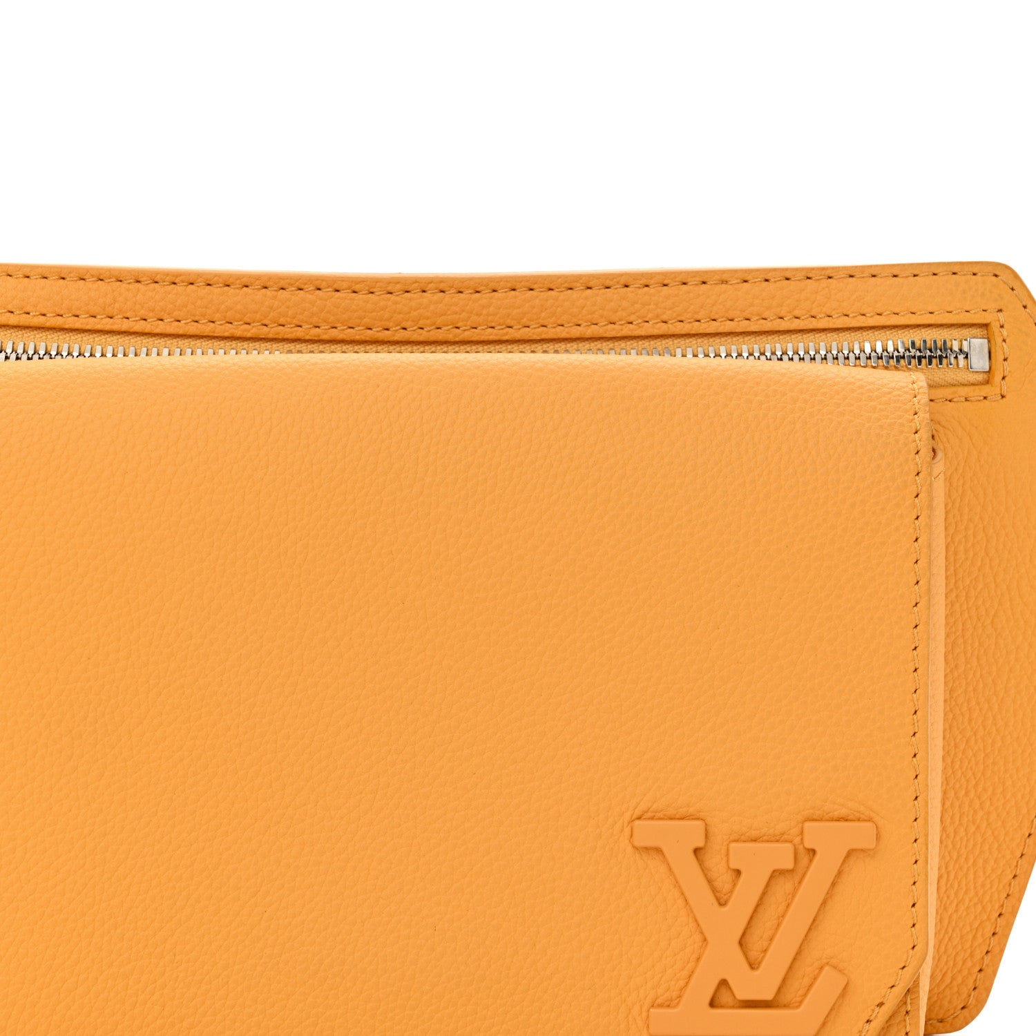Louis Vuitton Grained Calfskin Aerogram Takeoff Sling Safran Yellow 8 of 10