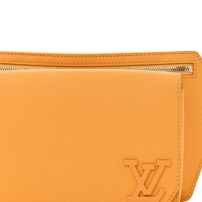 Louis Vuitton Grained Calfskin Aerogram Takeoff Sling Safran Yellow 8 of 10