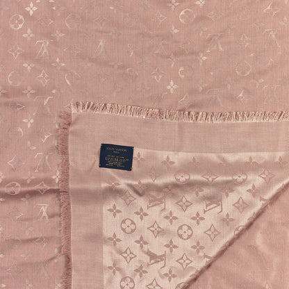 Louis Vuitton Silk Wool Monogram Shawl Kraft 3 of 3