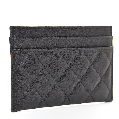 Chanel Caviar Quilted Boy Card Holder Charcoal 3 of 9