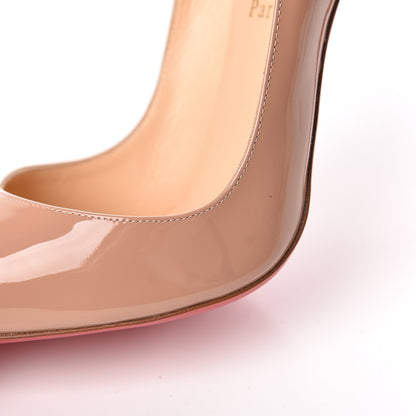 Christian Louboutin Patent So Kate 120 Pumps 40 Nude 9 of 10