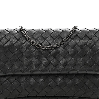 Bottega Veneta Nappa Intrecciato Mini Chain Messenger Black 5 of 10