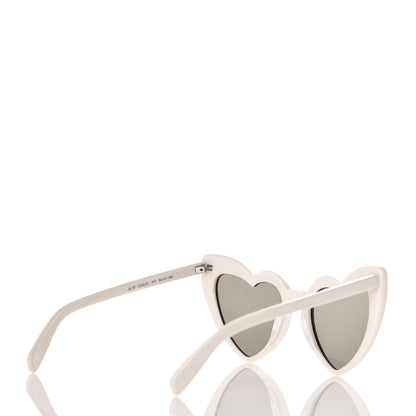 Saint Laurent Acetate Heart Frame Loulou SL181 Sunglasses White 4 of 9
