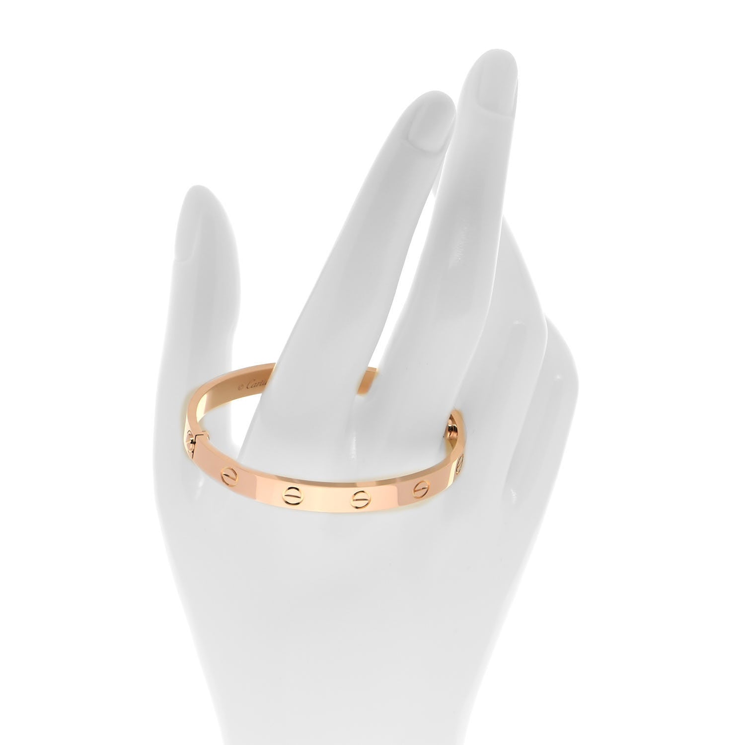 Cartier 18K Pink Gold LOVE Bracelet 16 2 of 6