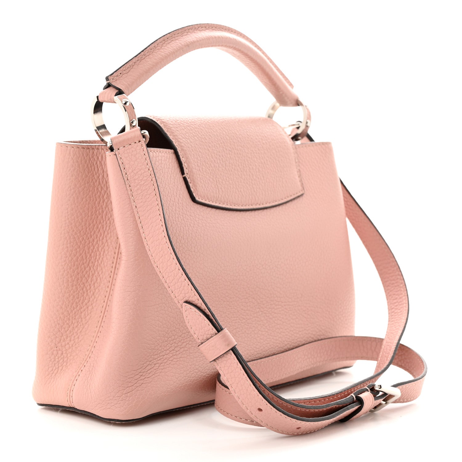Louis Vuitton Taurillon Capucines BB Magnolia 3 of 12