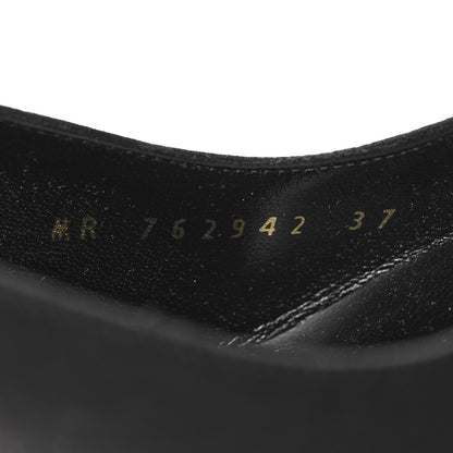 Saint Laurent Crepe De Chine Crystal Opyum 110 Slingback Pumps 37 Black 8 of 10