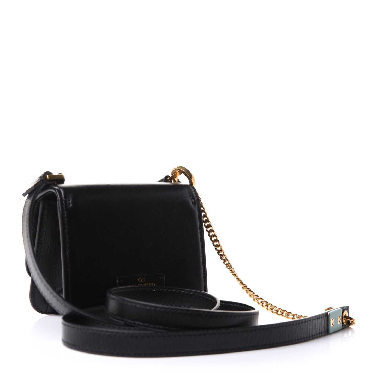 Smooth Calfskin Micro VSling Shoulder Bag Black