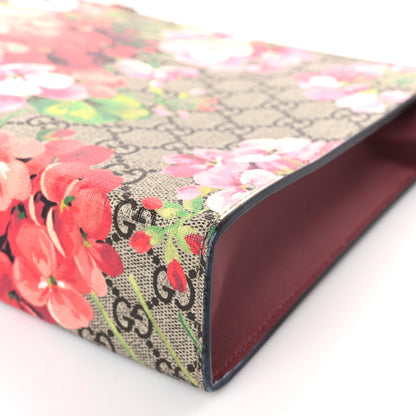Gucci GG Supreme Monogram Blooms Large Cosmetic Case Beige Multicolor Dry Rose 9 of 9