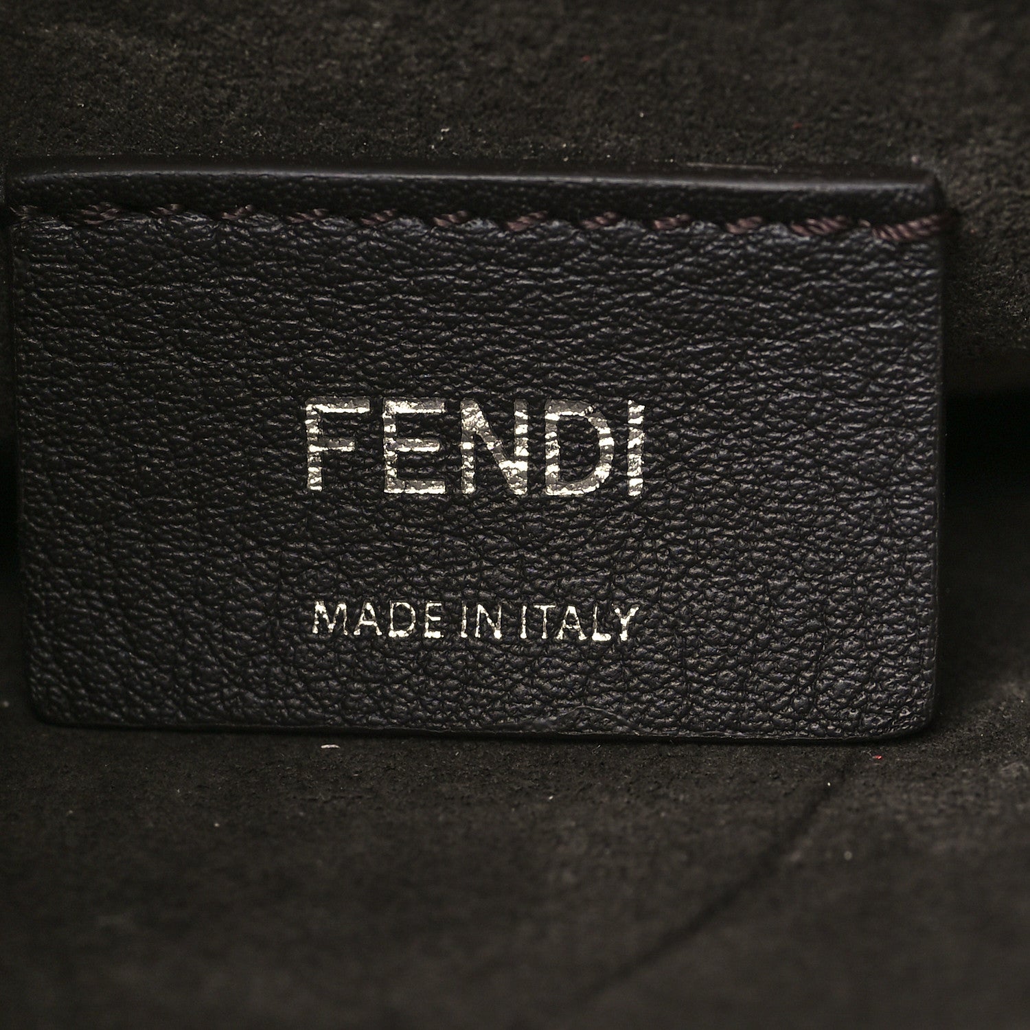 Fendi Metallic Calfskin Wonder Monster Kan I Shoulder Bag Gold 5 of 9