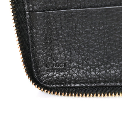 Gucci Pebbled Calfskin Soho Zip Around Wallet Black 7 of 7