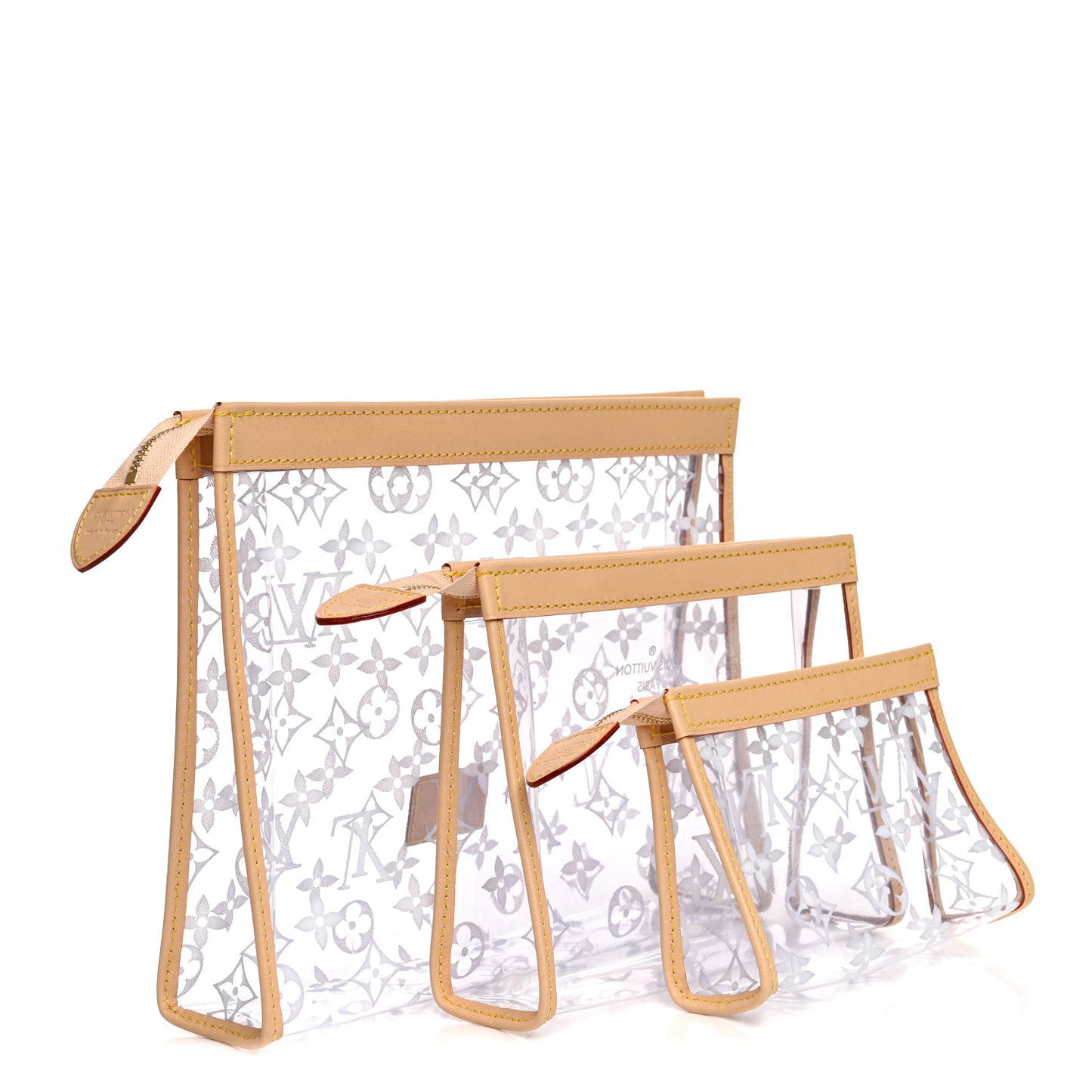 PVC Monogram Trio Poche Toilette