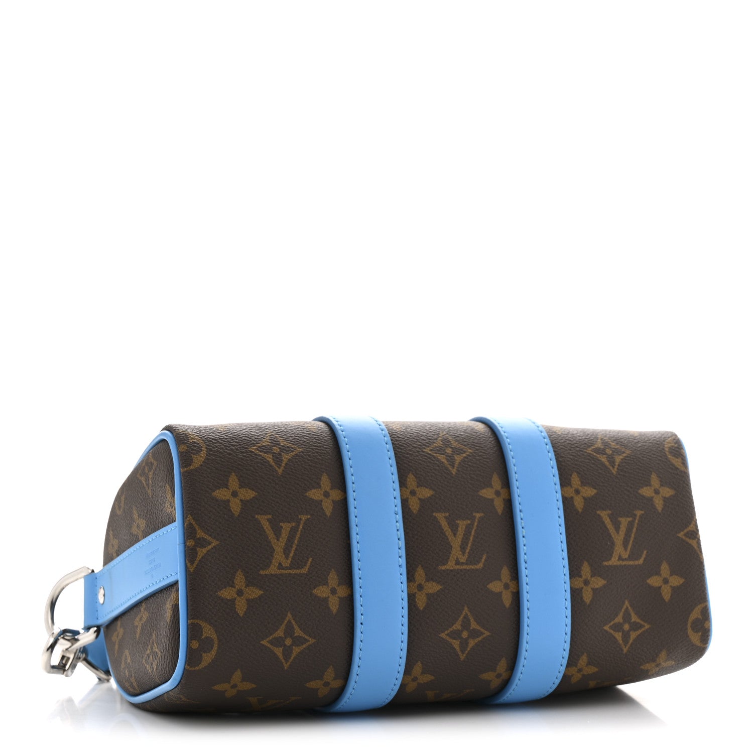 Louis Vuitton Monogram Macassar LV Colormania Keepall Bandouliere 25 Gaston Blue 4 of 13