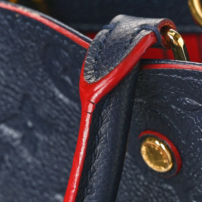 Louis Vuitton Empreinte Montaigne MM Marine Rouge 9 of 13