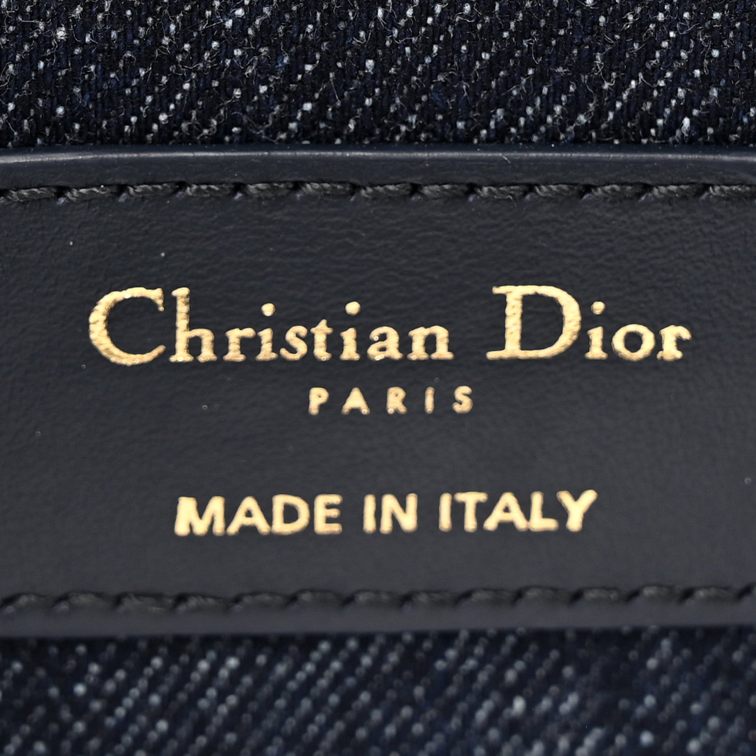 Christian Dior Denim All Over Miss Dior Flap Blue 6 of 10