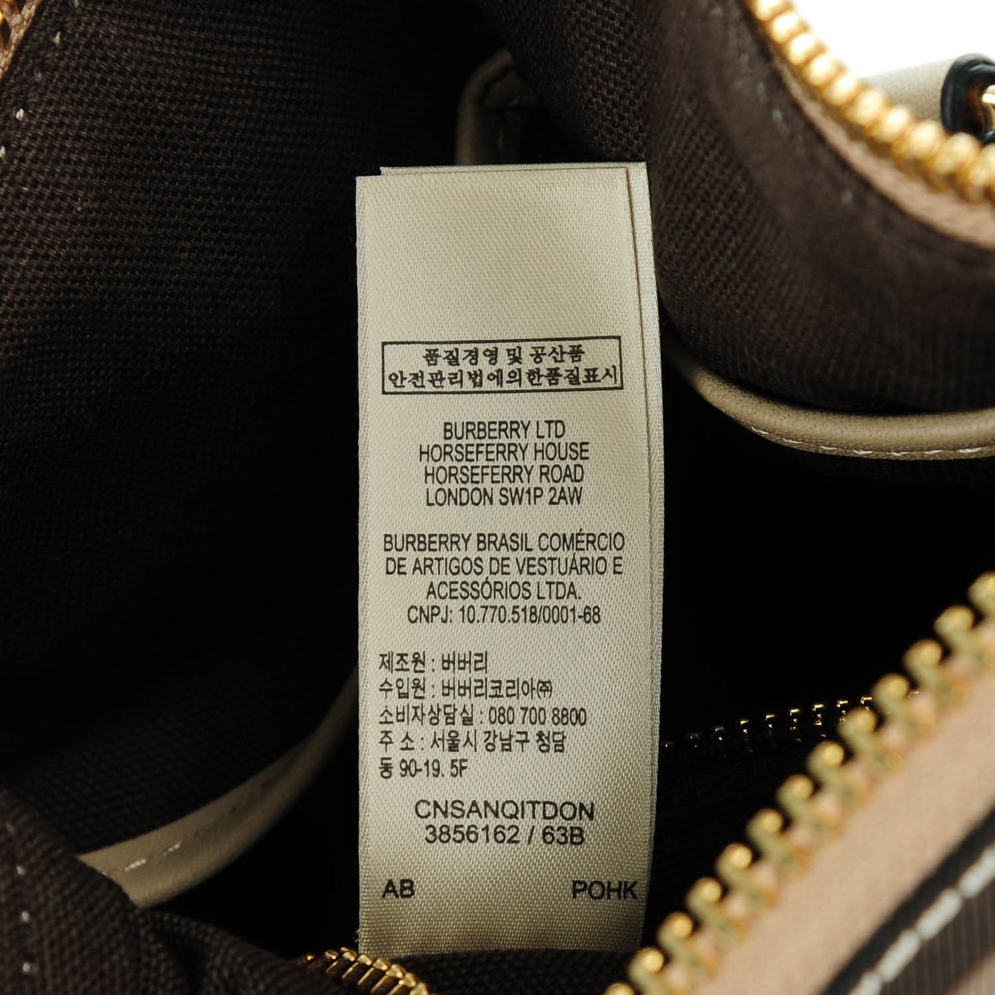 Smoked Check Small Chester Bowling Bag Trench