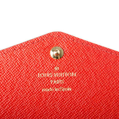 Louis Vuitton Monogram Jungle Dots Sarah Wallet Coquelicot Denim 5 of 7