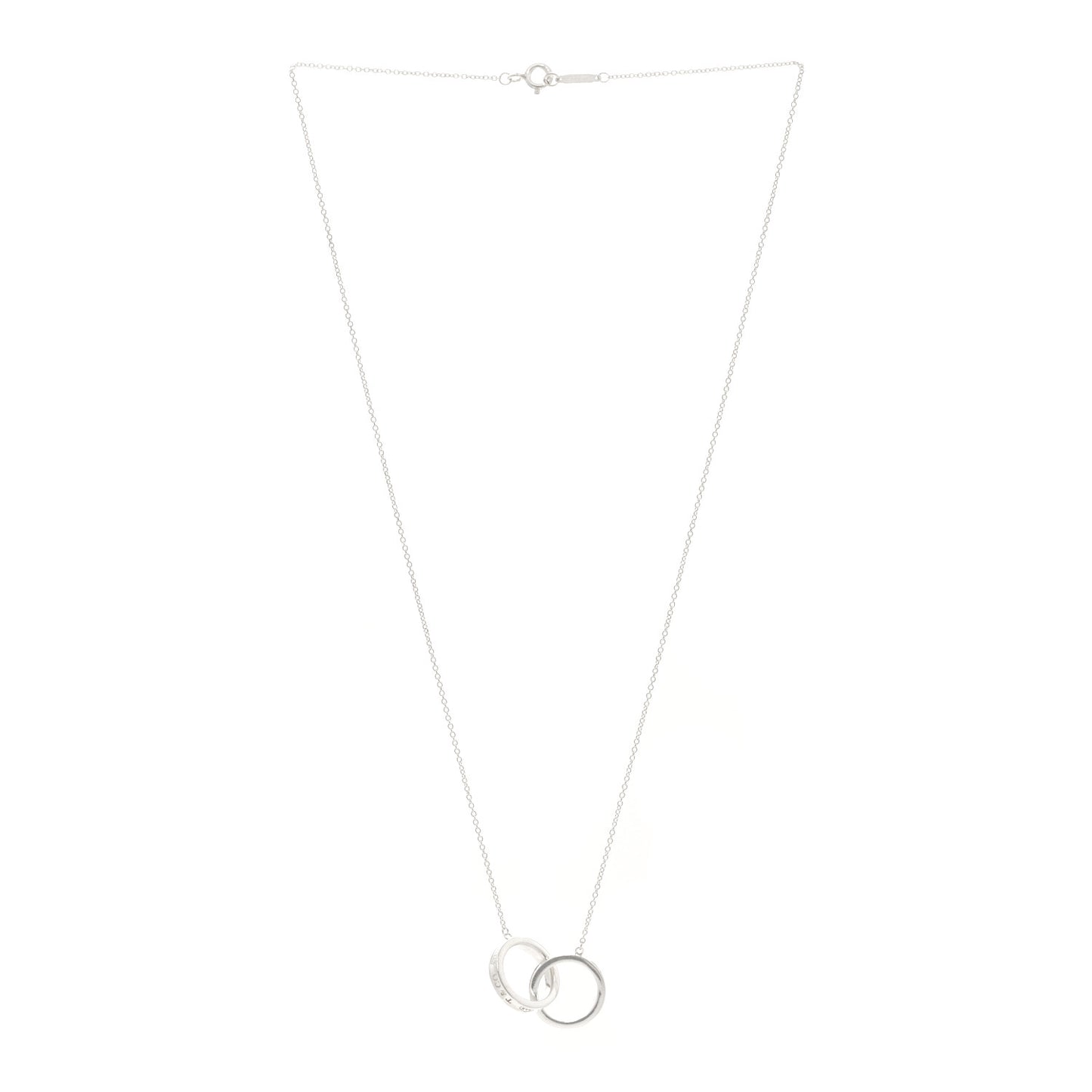 Sterling Silver 1837 Interlocking Circles Pendant Necklace