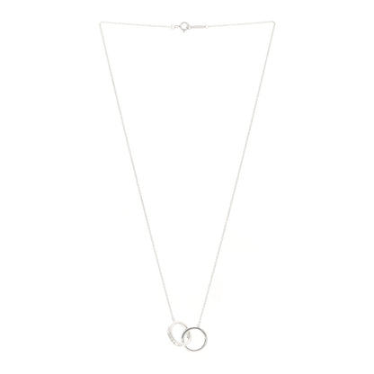 Tiffany Sterling Silver 1837 Interlocking Circles Pendant Necklace 3 of 5