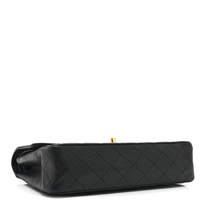 Chanel Caviar Quilted Medium Double Flap Black 4 of 10