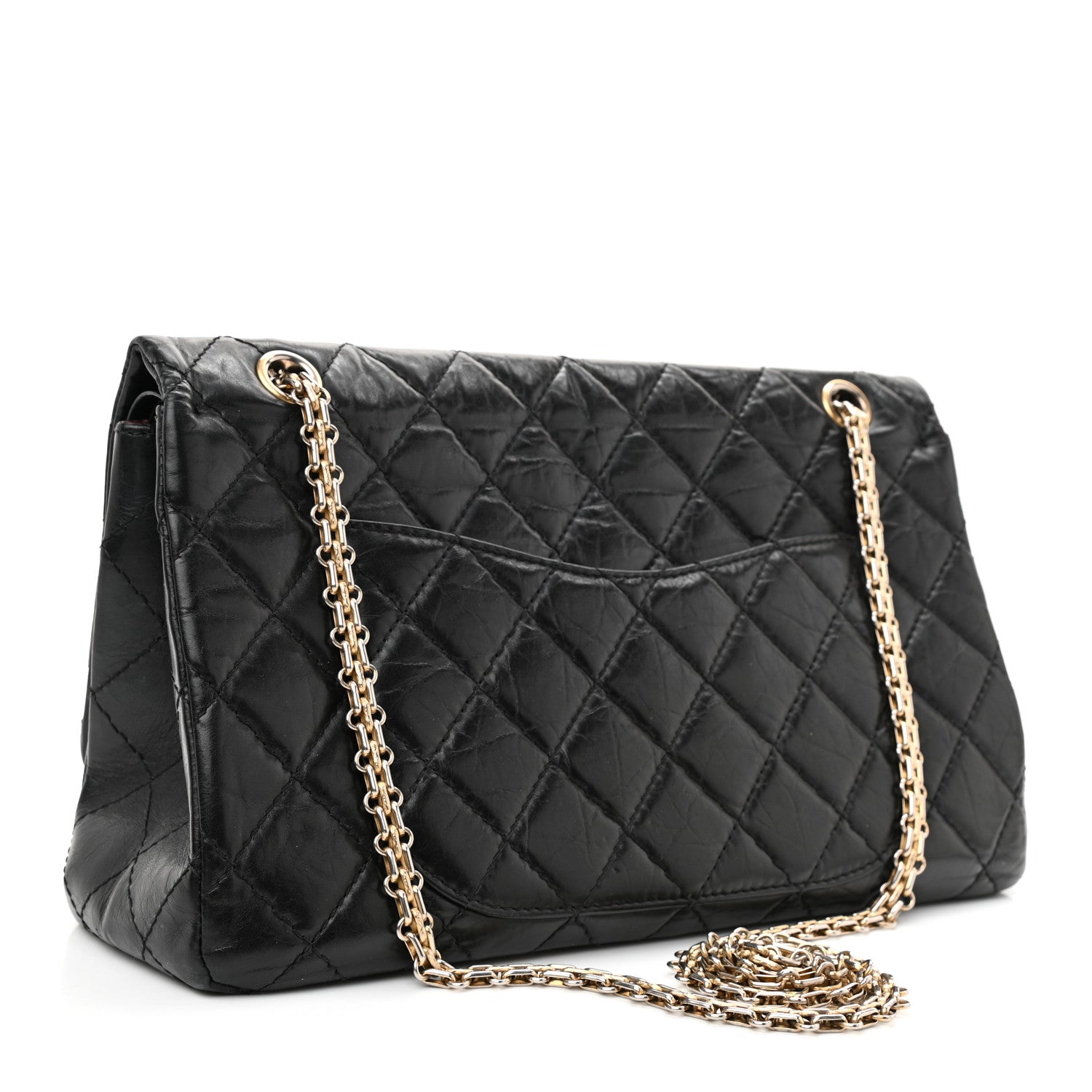 Chanel Aged Calfskin Quilted 2.55 Reissue 227 Flap Black 3 of 13
