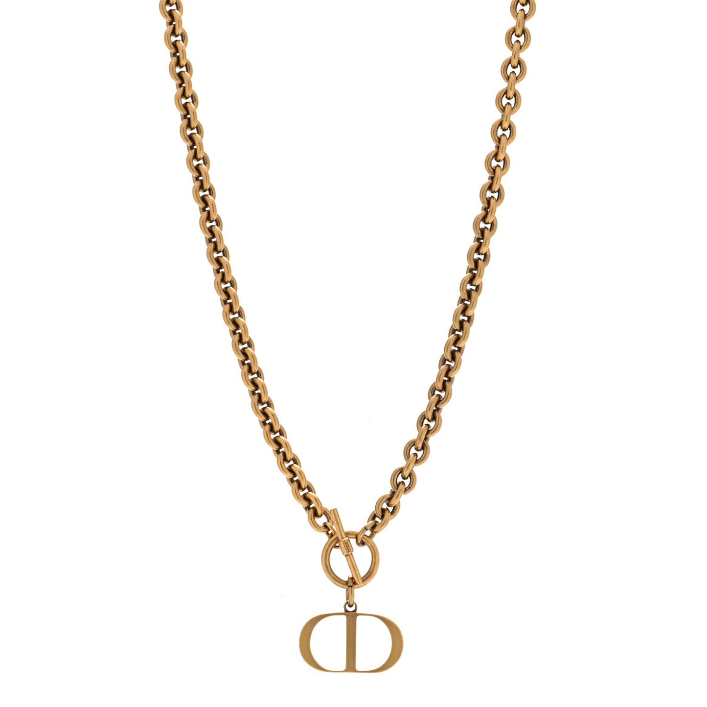 Metal 30 Montaigne Necklace Aged Gold