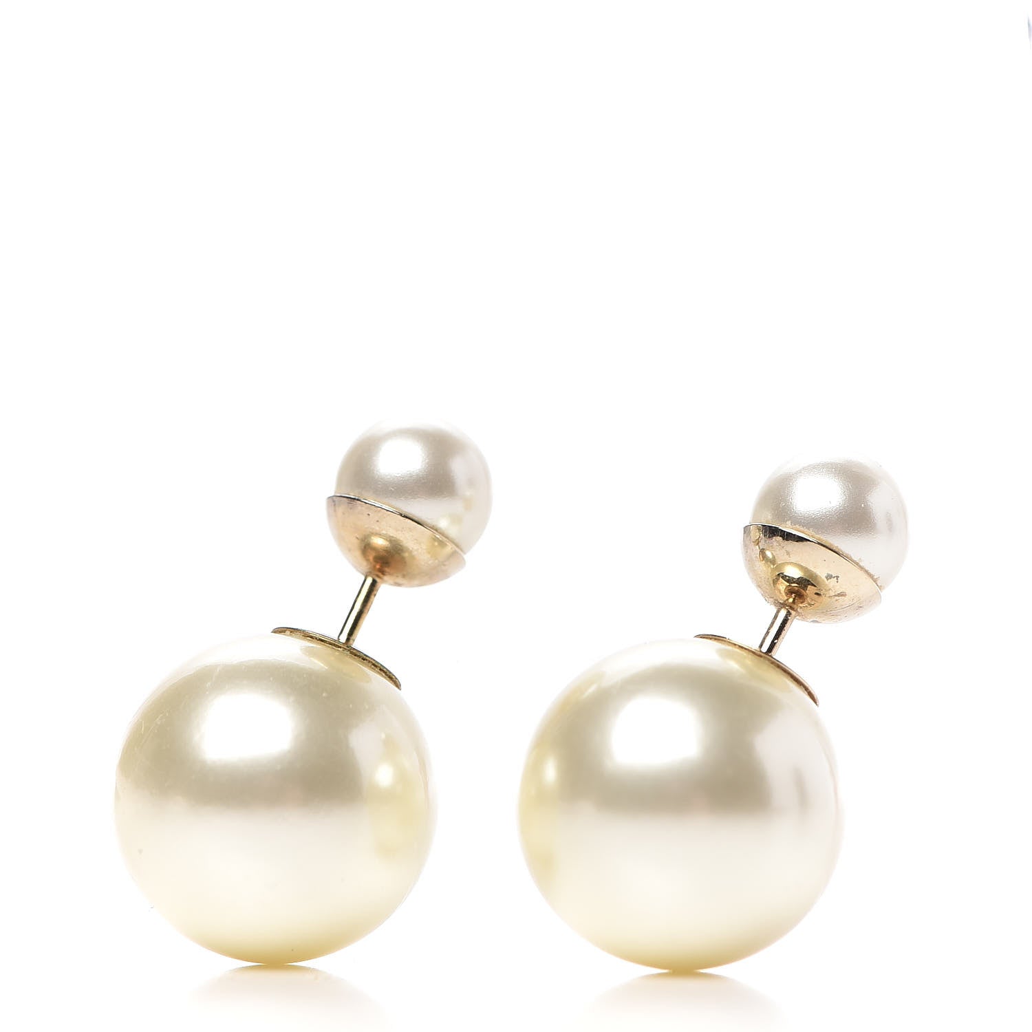 Christian Dior Pearl Mise En Dior Tribal Earrings 1 of 4