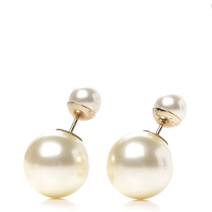 Christian Dior Pearl Mise En Dior Tribal Earrings 1 of 4