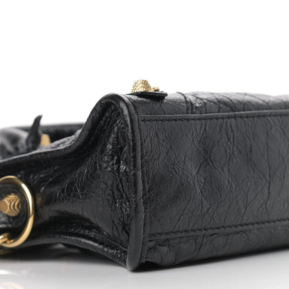 Balenciaga Agneau Giant 12 Gold Hardware Mini City Black 8 of 9