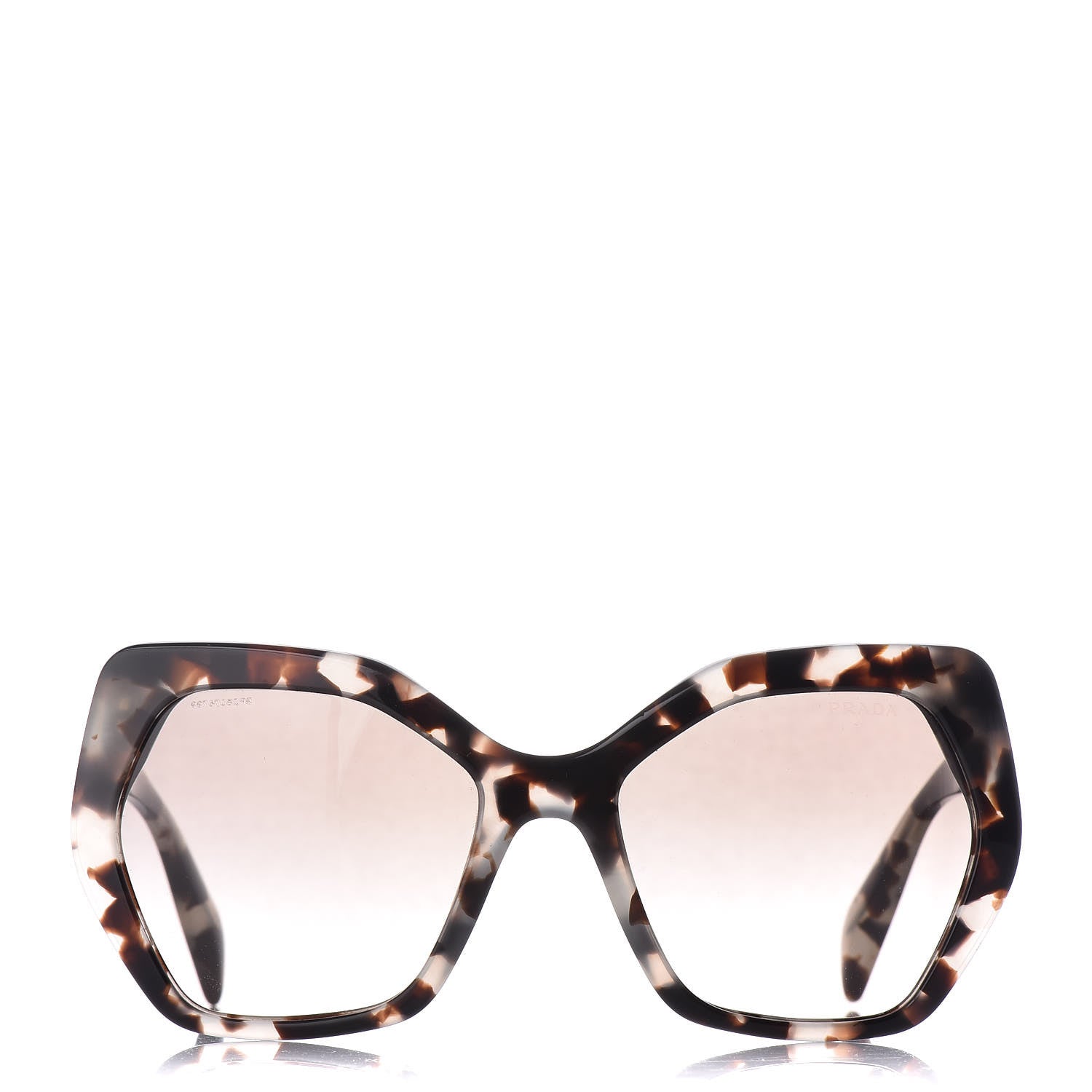 Prada Sunglasses SPR 16R Tortoise Grey 2 of 7
