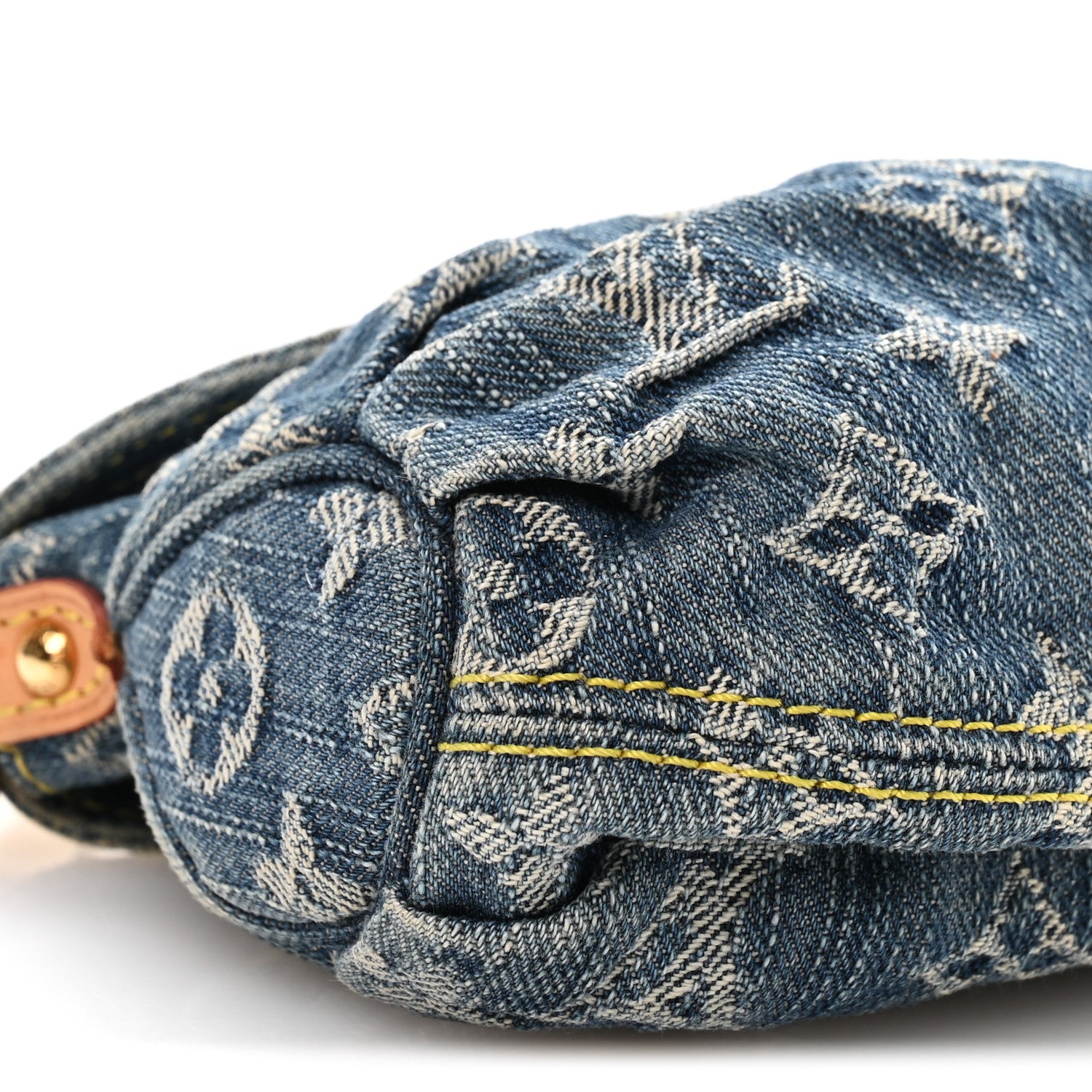 Louis Vuitton Monogram Denim Mini Pleaty Blue 9 of 11