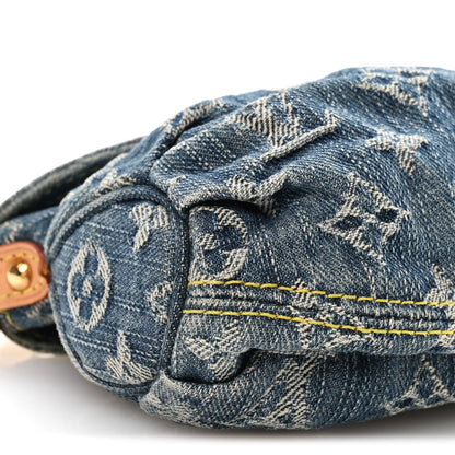 Louis Vuitton Monogram Denim Mini Pleaty Blue 9 of 11