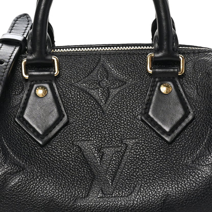 Louis Vuitton Empreinte Monogram Giant Speedy Bandouliere 20 Black 6 of 8