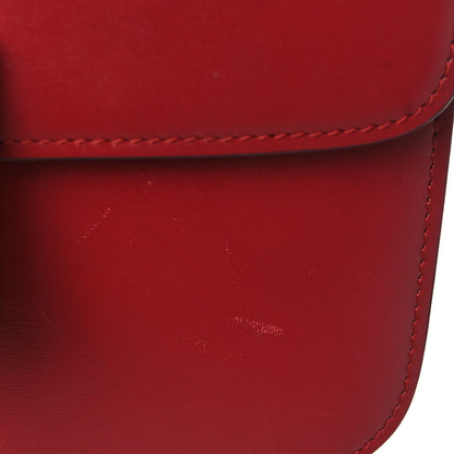 Celine Box Calfskin Teen Classic Box Flap Bag Red 10 of 11