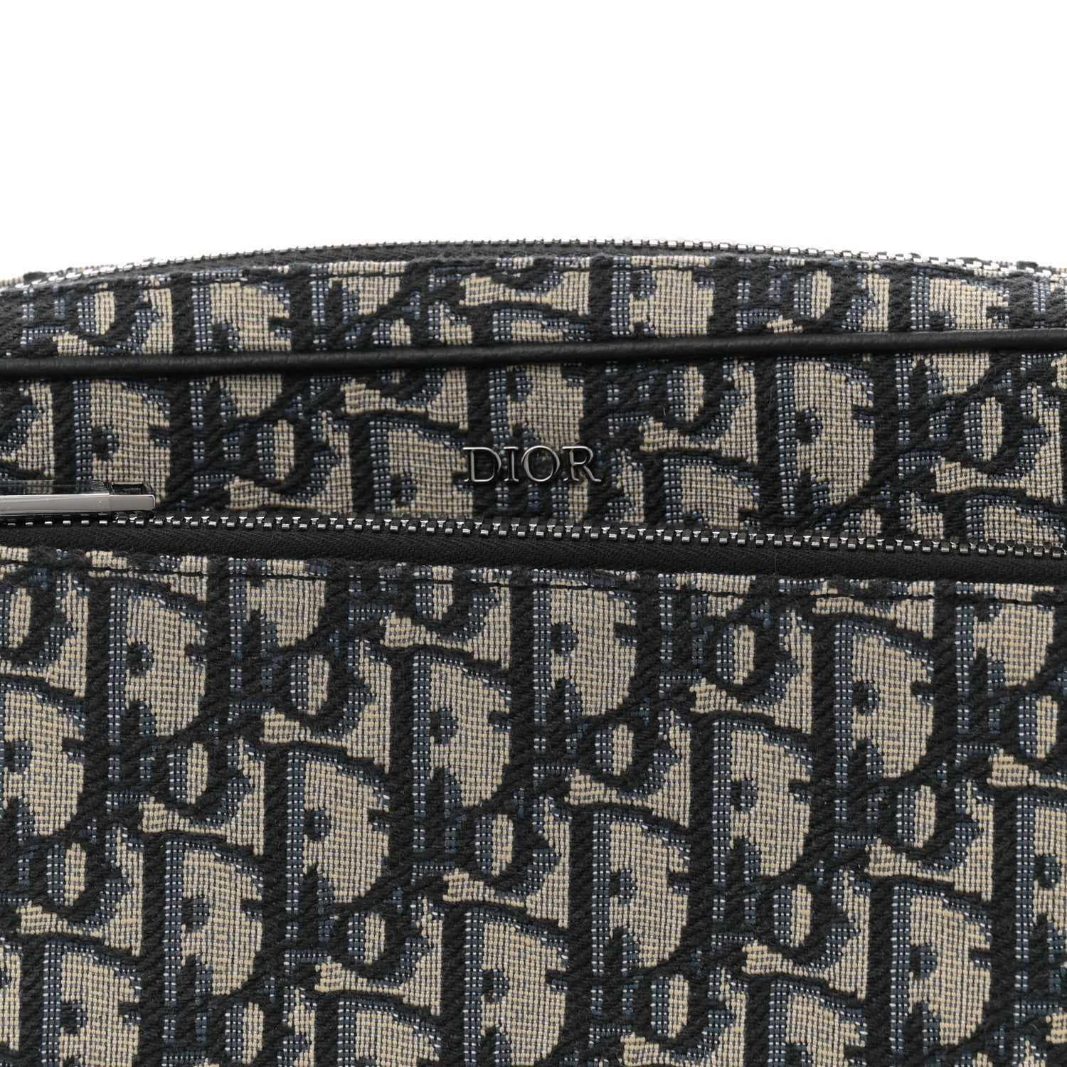 Christian Dior Oblique Saddle Triple Pouch Navy Blue 7 of 10