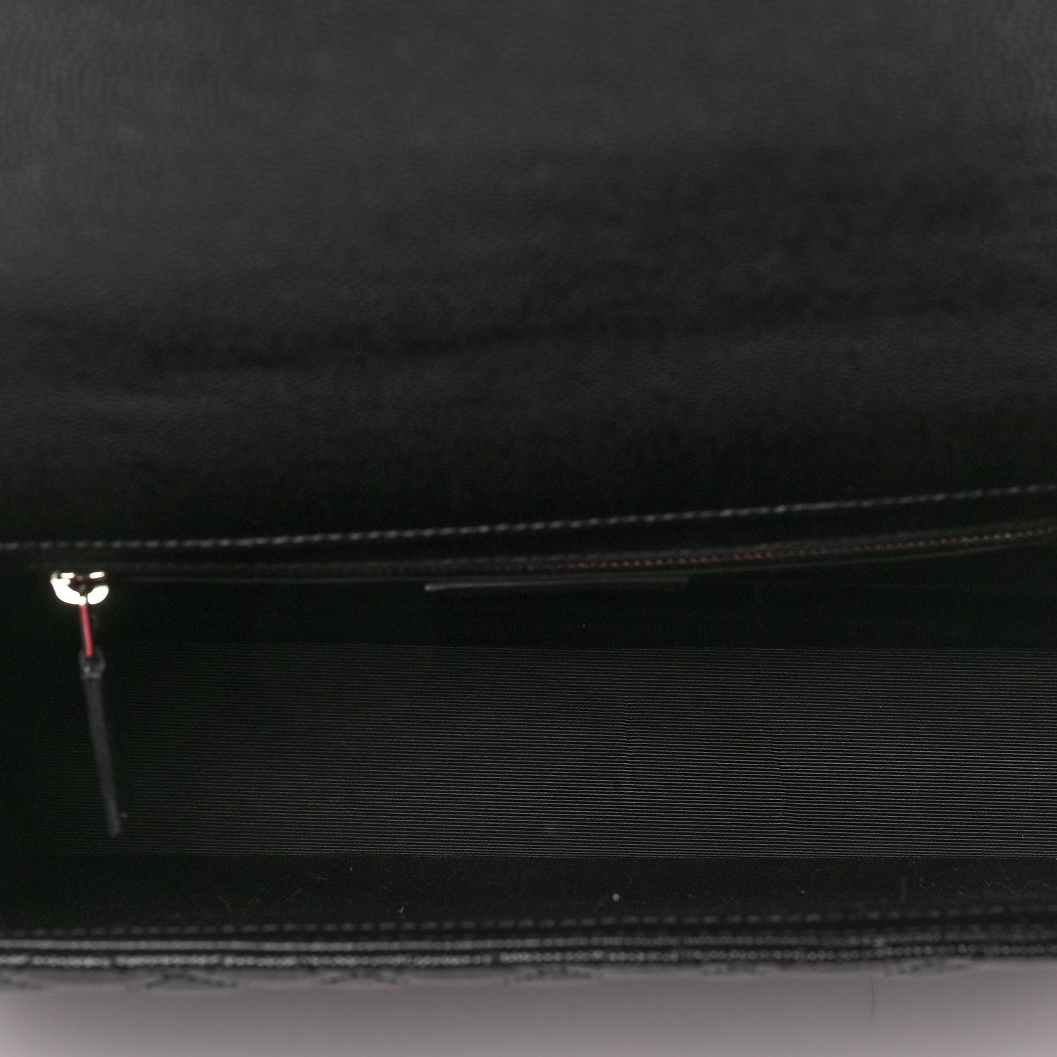 Saint Laurent Grain De Poudre Textured Mixed Matelasse Large Triquilt Monogram Satchel Black 5 of 7