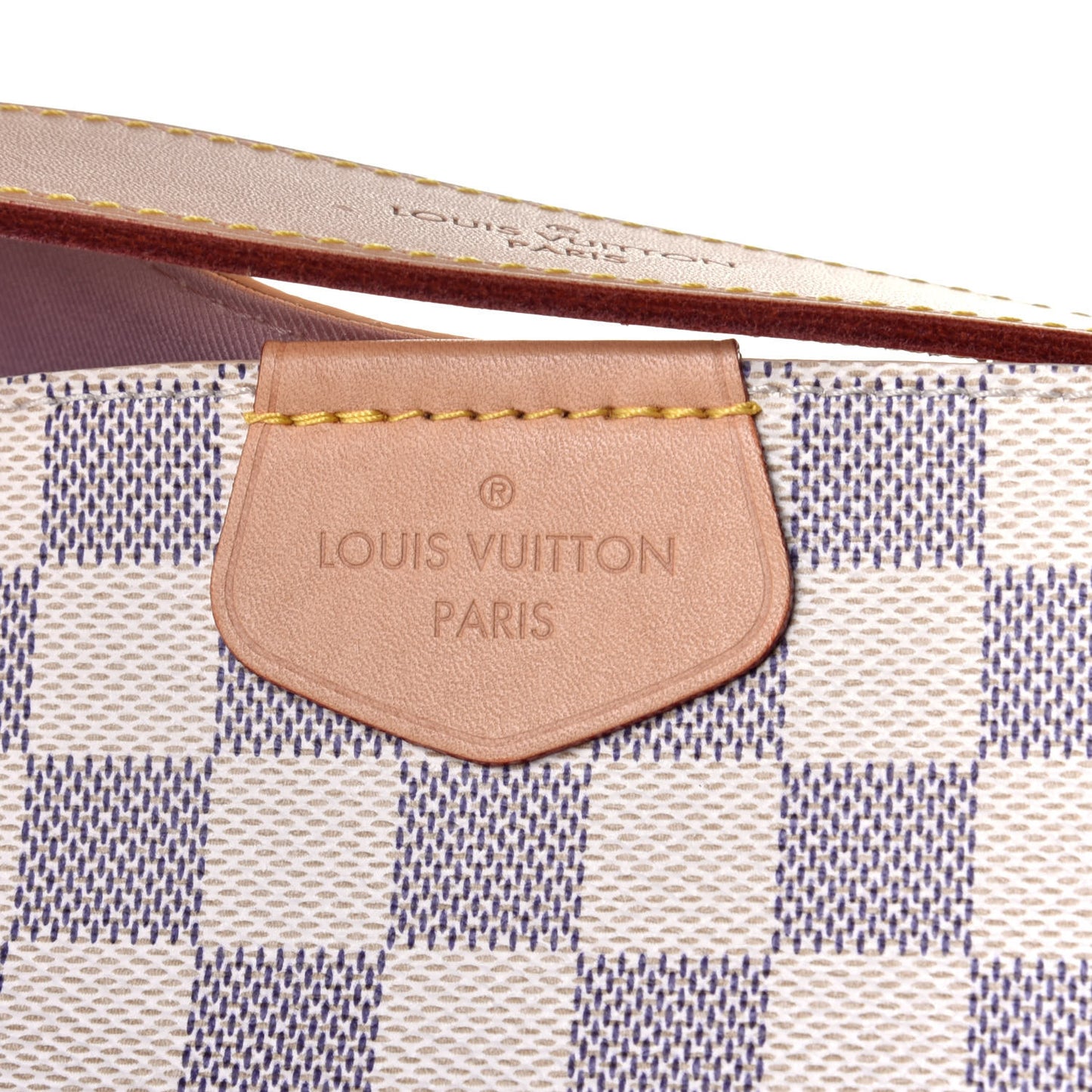 Damier Azur Graceful MM Rose Ballerine