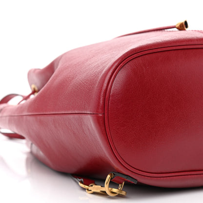 Gucci Piuma Lux Energy Medium Re(Belle) Convertible Bucket Bag Hibiscus Red 10 of 11