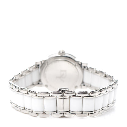 David Yurman Stainless Steel Ceramic Diamond 30mm Classic Quartz Watch White 3 of 7