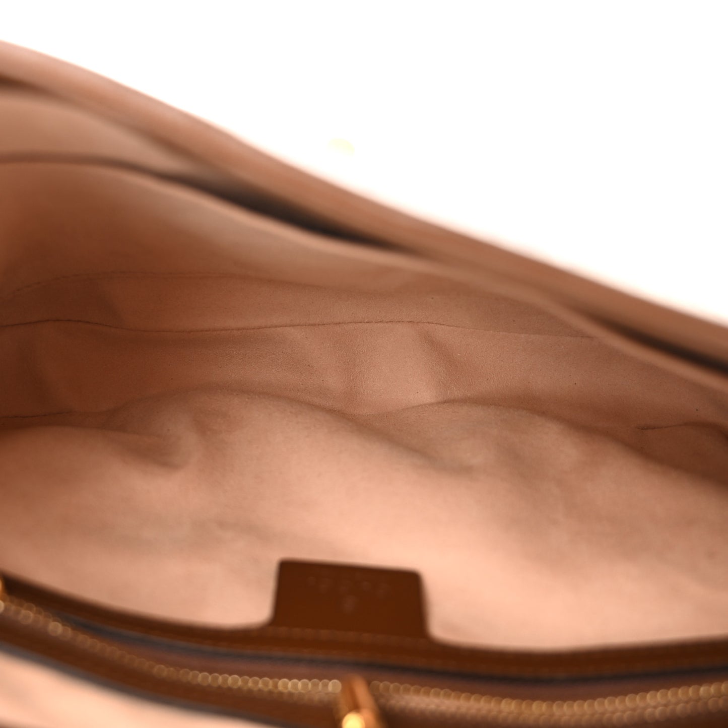 GG Supreme Monogram Azalea Calfskin Web Small Jackie 1961 Hobo Beige Ebony Brown Sugar