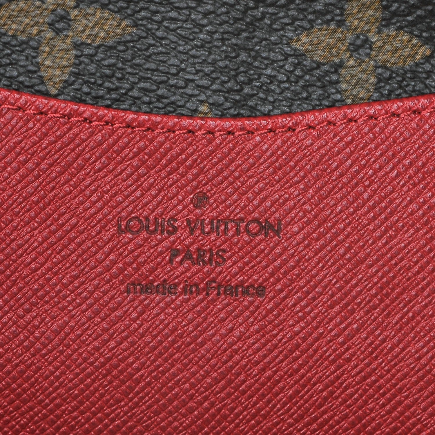 Louis Vuitton Monogram Josephine Wallet Red 6 of 6